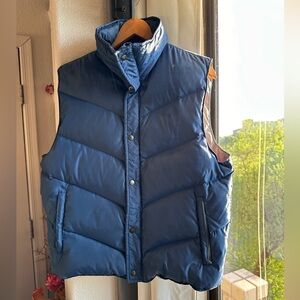 Saratoga Down Blue Vest by Wesco California Vintage ski Size Medium